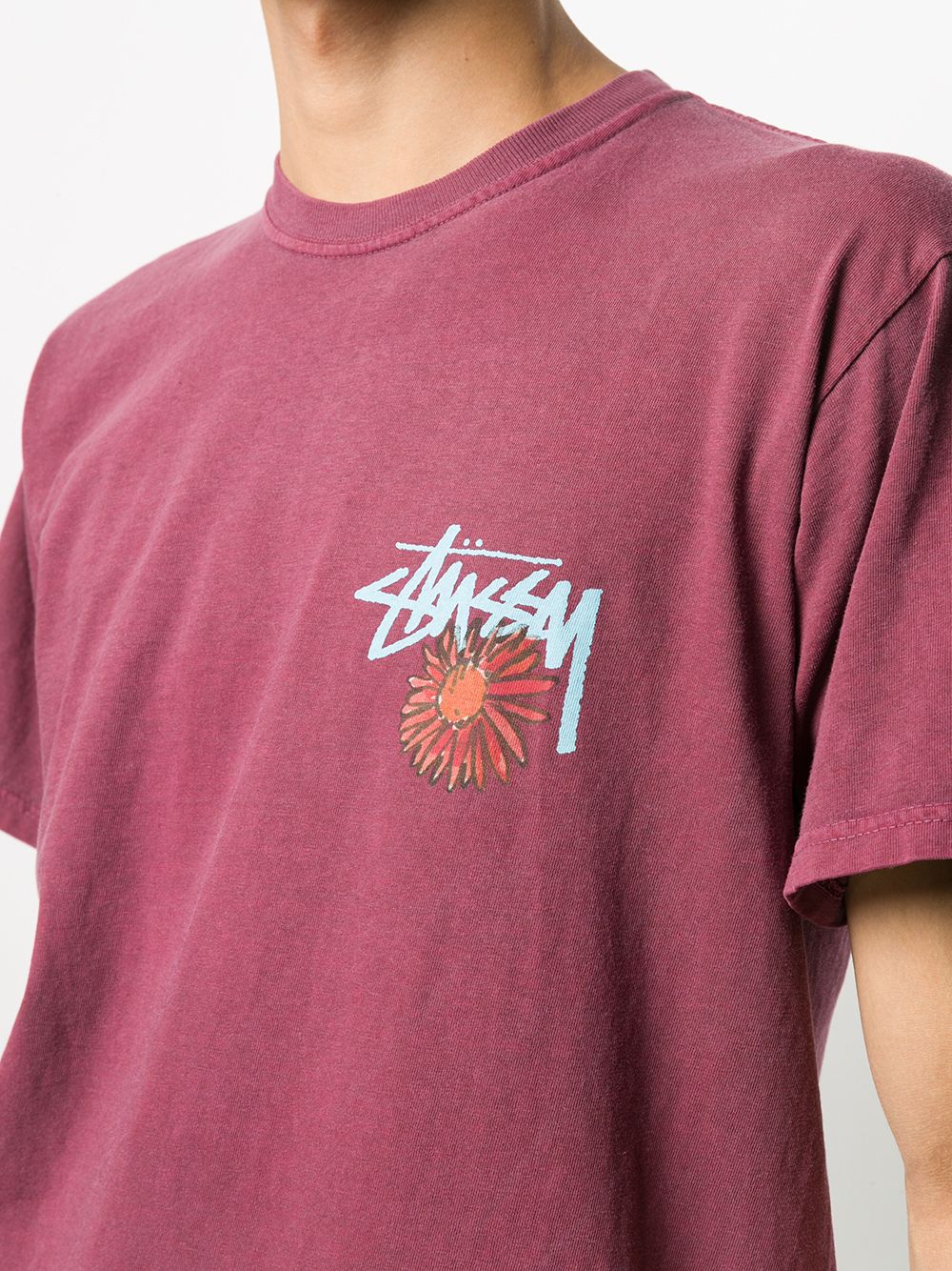 фото Stussy футболка с логотипом