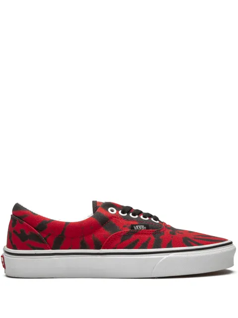 vans red tie dye