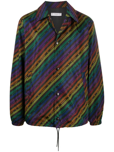 Givenchy chain-print buttoned jacket