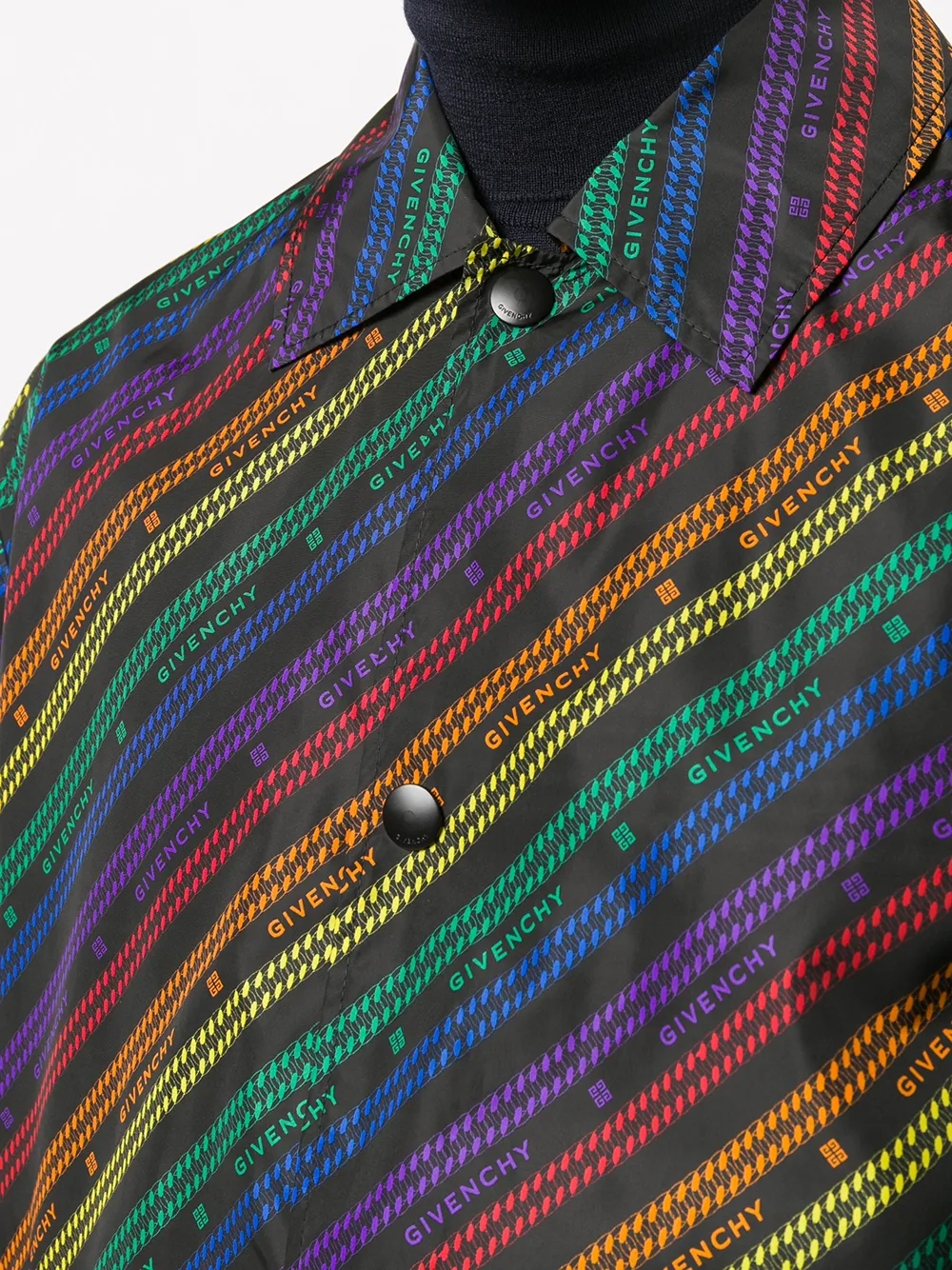 Givenchy Jack met kettingprint Zwart