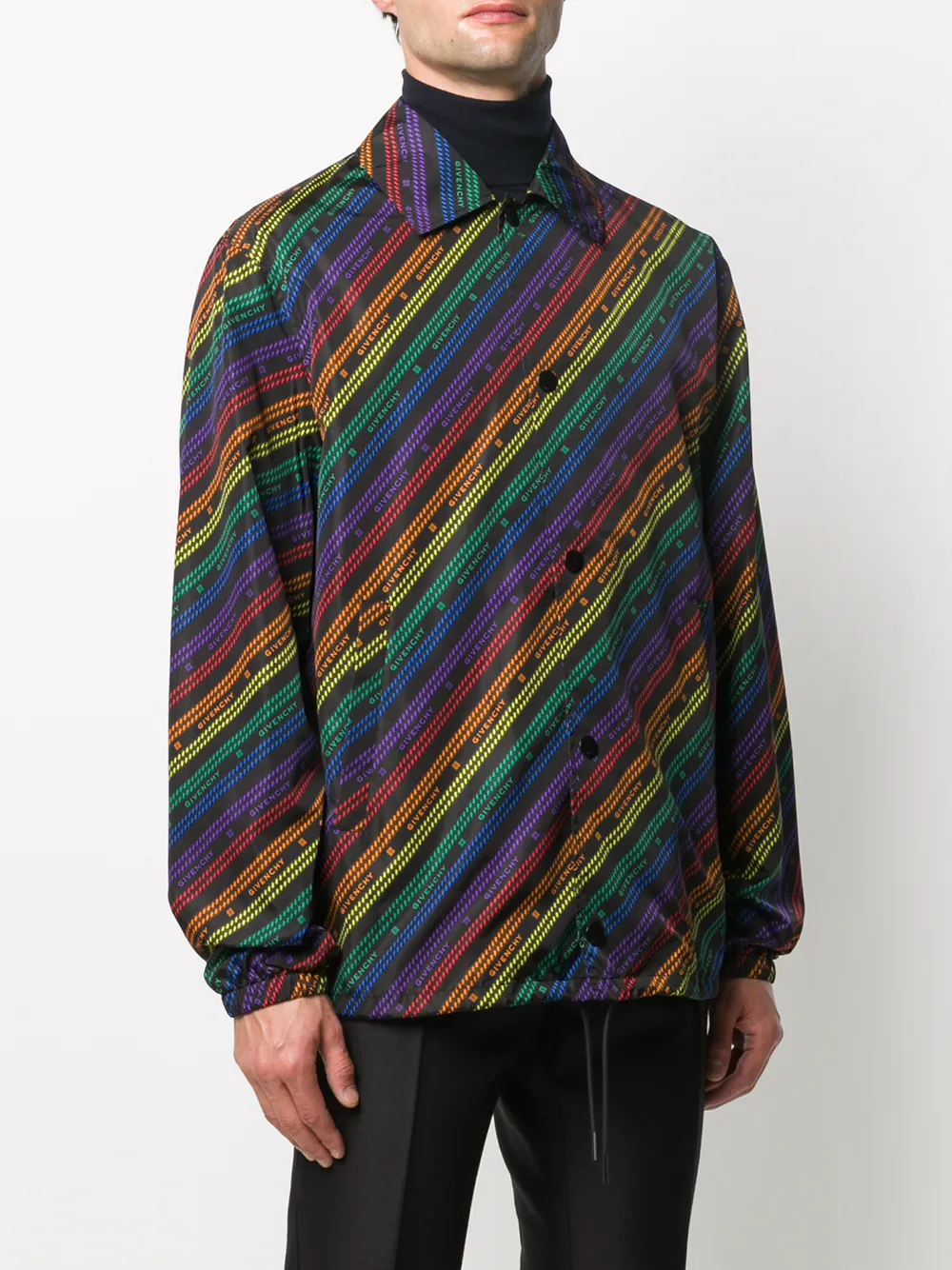 Givenchy Jack met kettingprint Zwart
