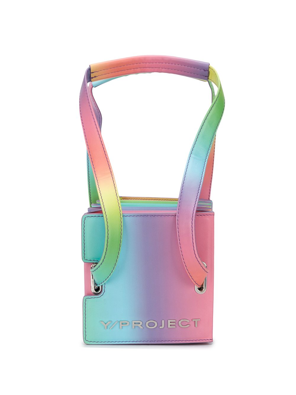 Y/PROJECT MINI ACCORDION RAINBOW SHOULDER BAG