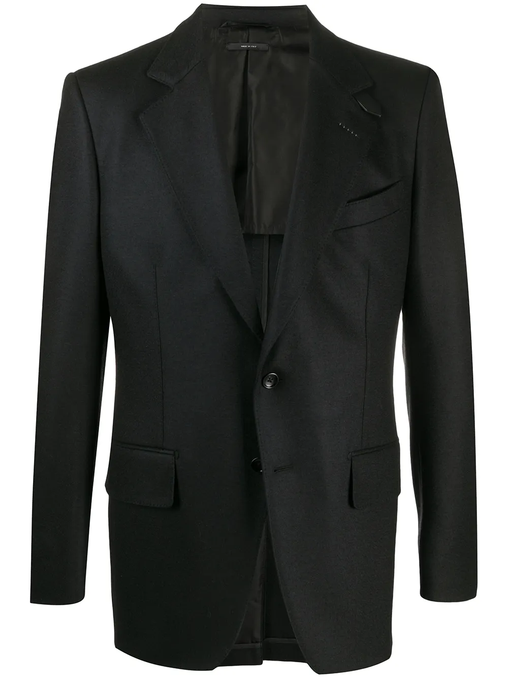 

TOM FORD blazer con solapa de muesca - Negro