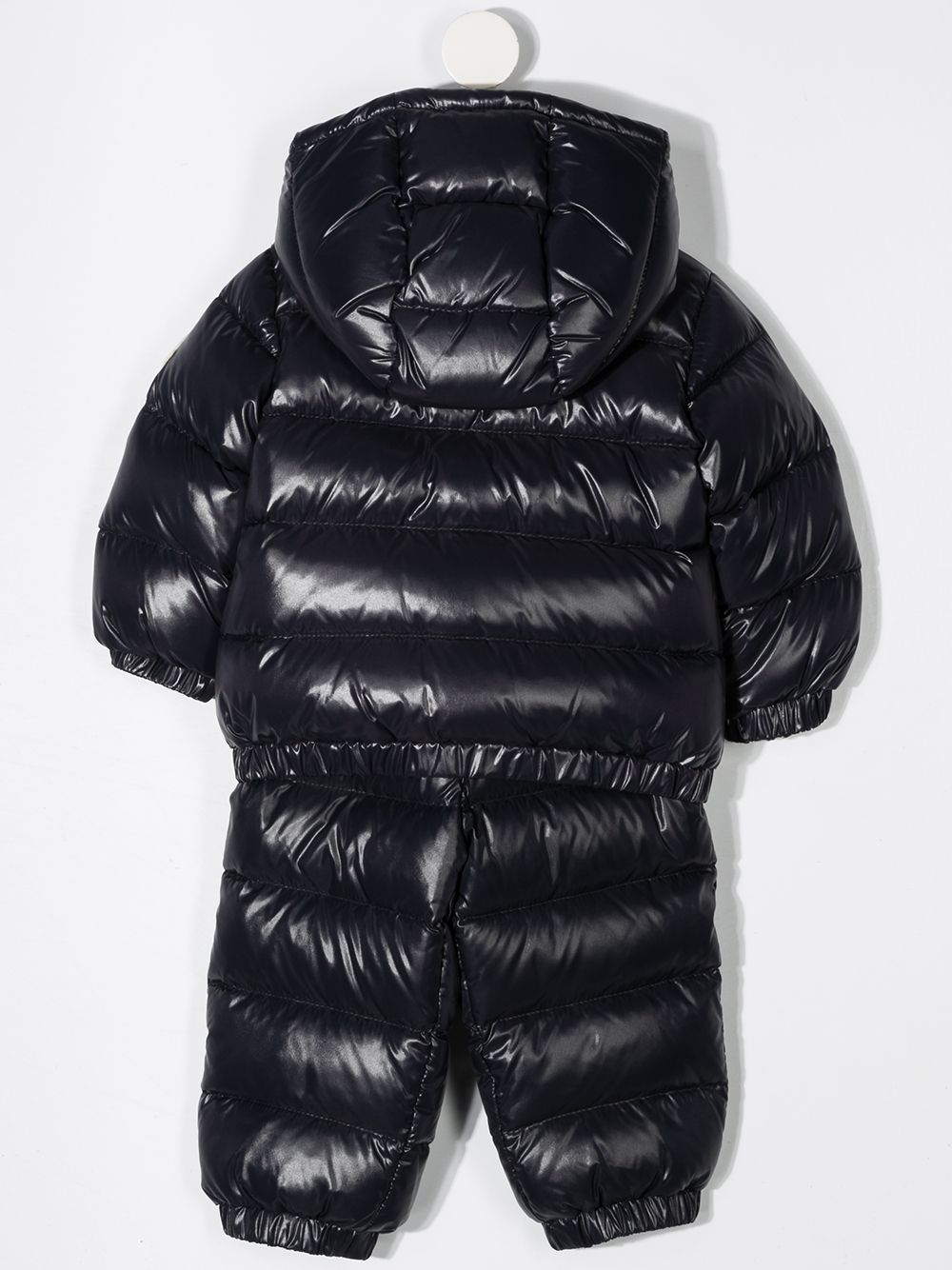 фото Moncler kids стеганый спортивный костюм с контрастными полосками