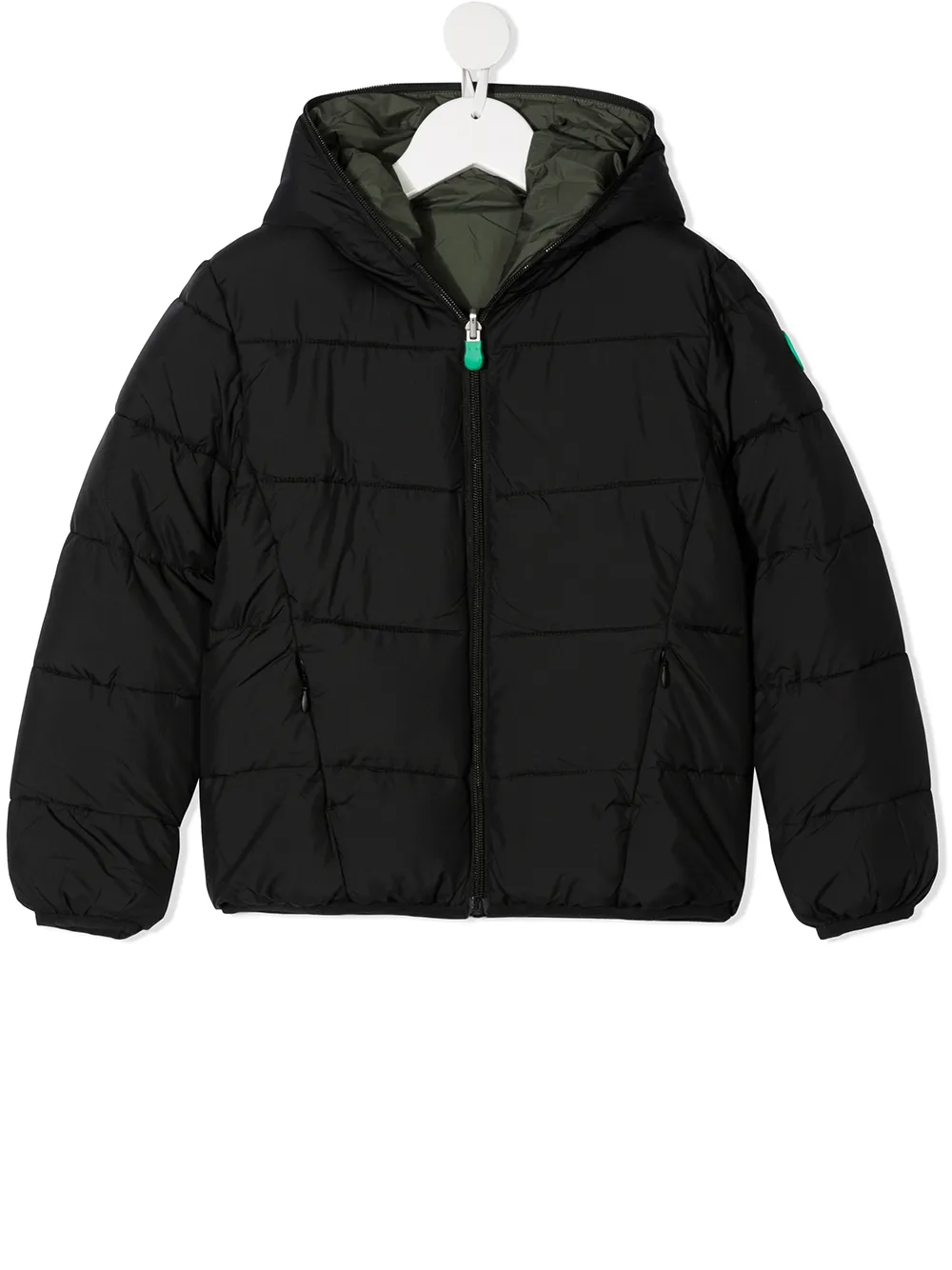 

Save The Duck Kids hooded padded jacket - Black