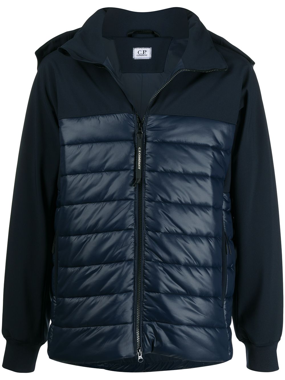 фото C.p. company hooded high-neck quilted jacket