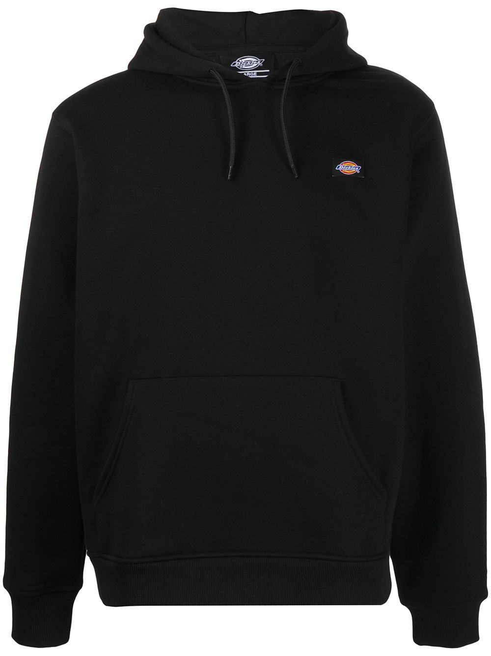 Dickies Construct Long-sleeve Hooded Sweatshirt In Black