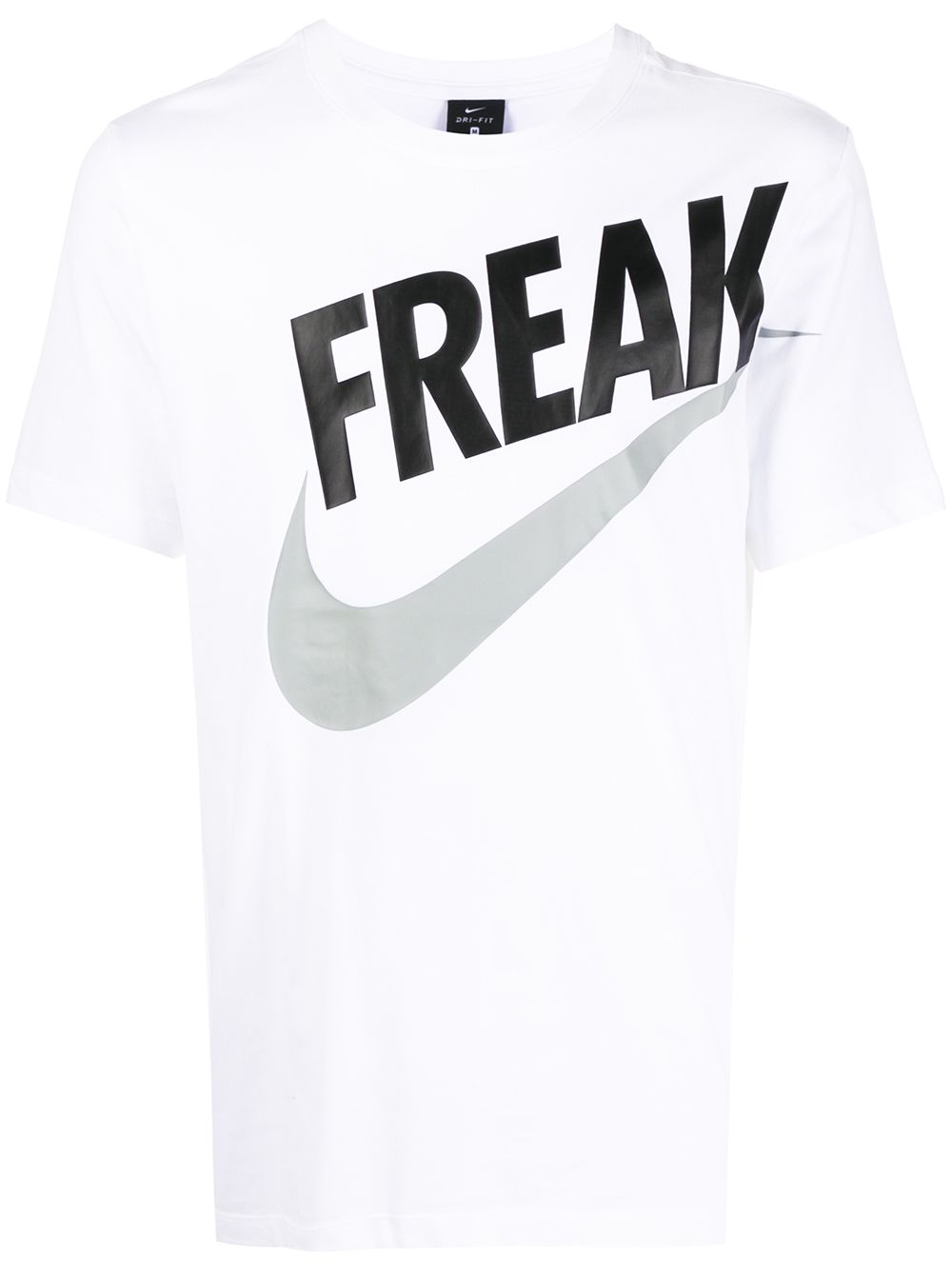 Shop Nike 'freak' Slogan T-shirt In White