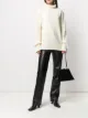 الصورة 2 من Ann Demeulemeester كنزة صوف منسوجة ومضلعة