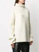 Ann Demeulemeester كنزة صوف منسوجة ومضلعة