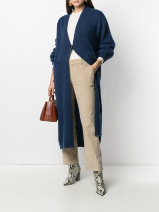 long-line buttoned cardi-coat展示图