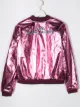 Image 2 of The Marc Jacobs Kids TEEN metallic bomber jacket