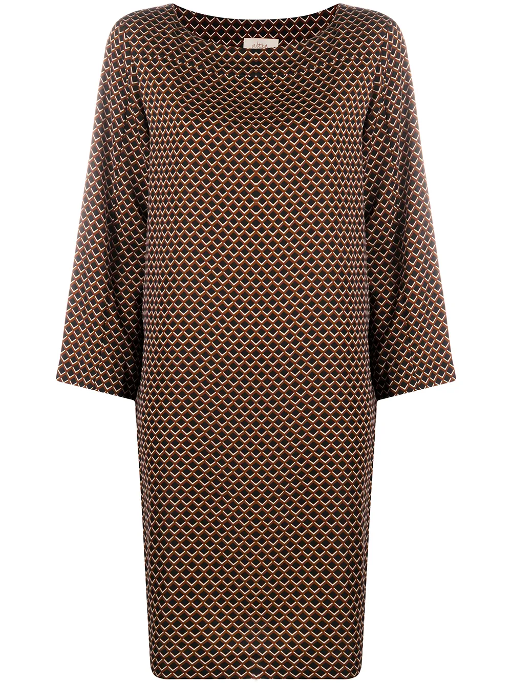 Altea платье миди с геометричным принтом