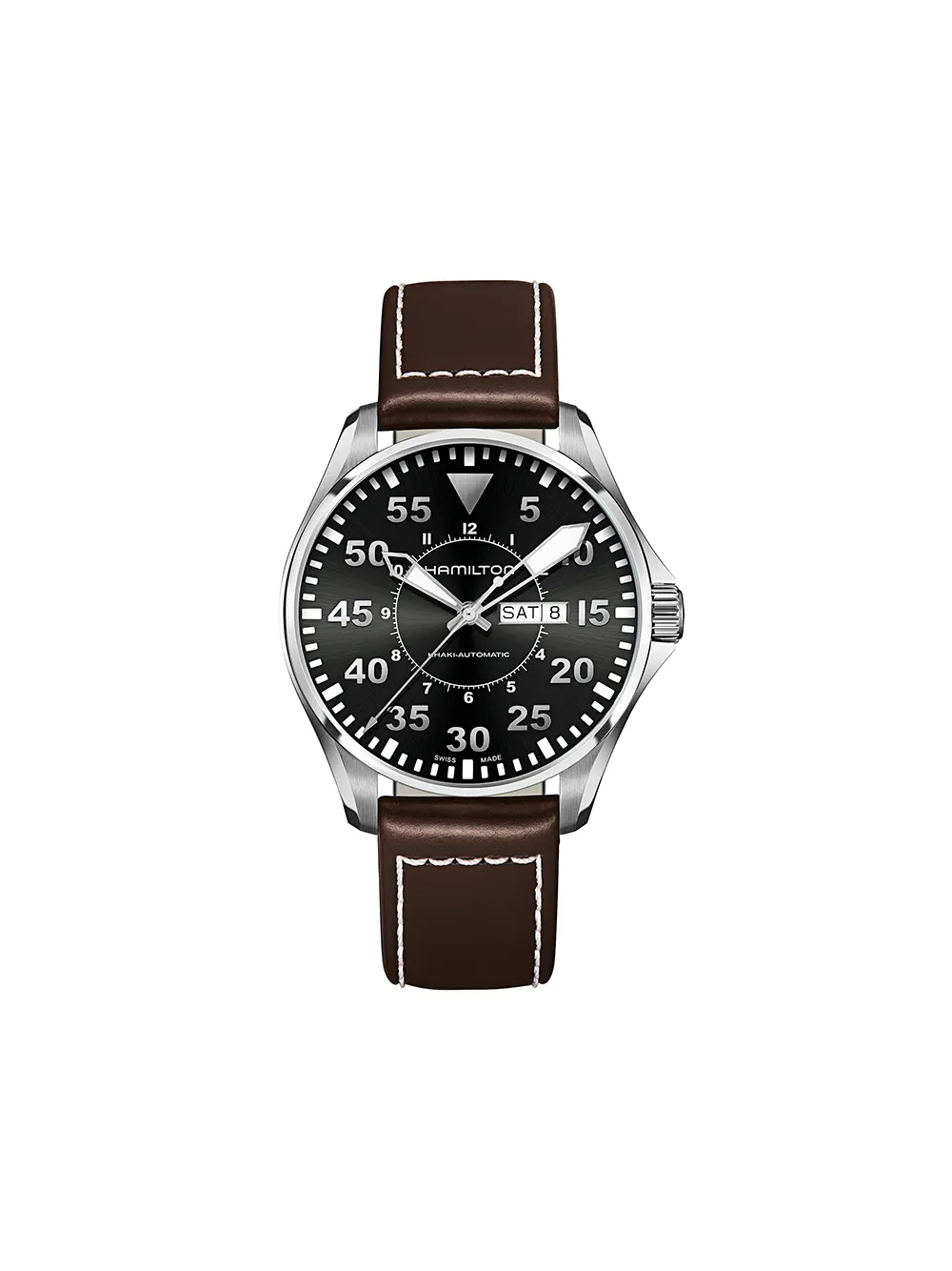 hamilton khaki pilot day date 46mm