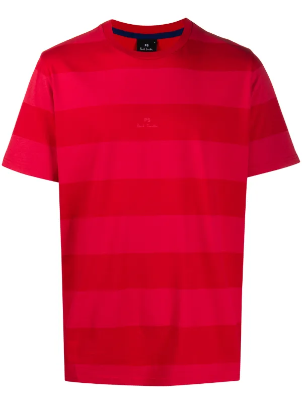 striped crew neck t shirt