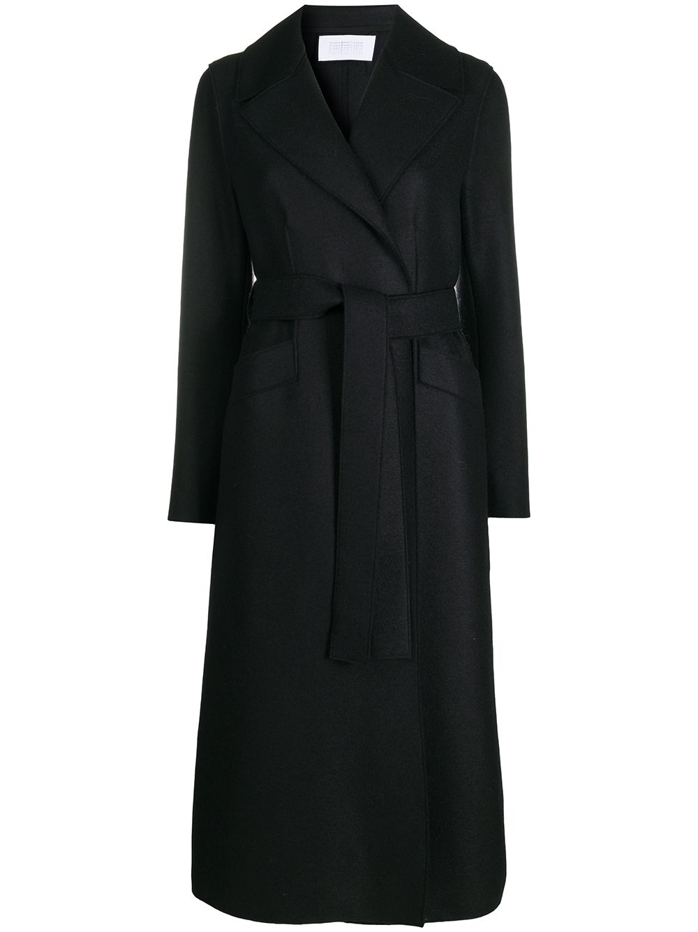Shop Harris Wharf London tie-waist wool coat with Express Delivery ...
