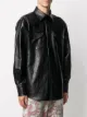 MSGM faux leather shirt
