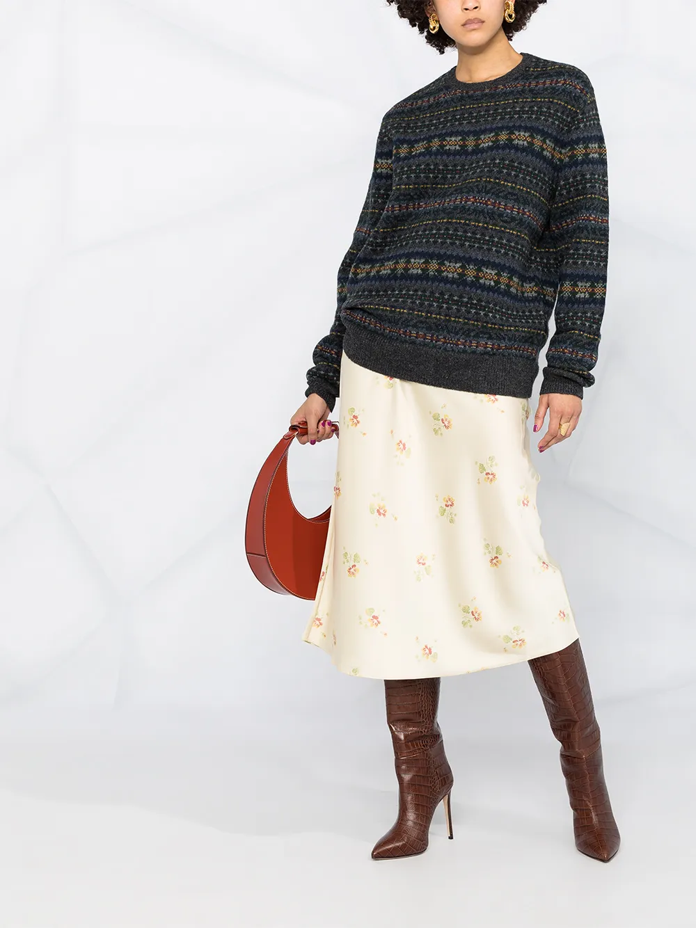 Polo Ralph Lauren Rok met bloemenprint Beige