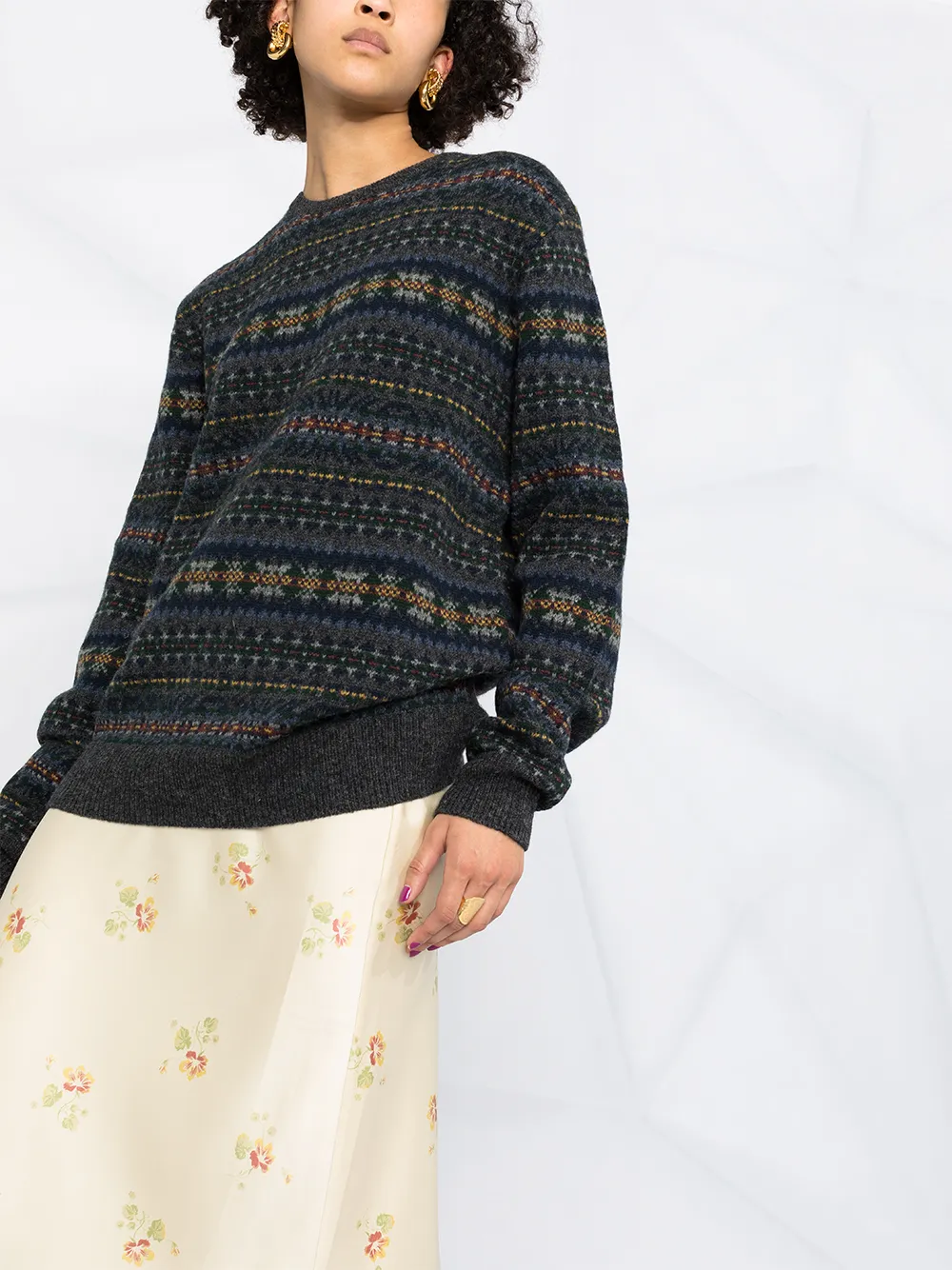 Polo Ralph Lauren Rok met bloemenprint Beige