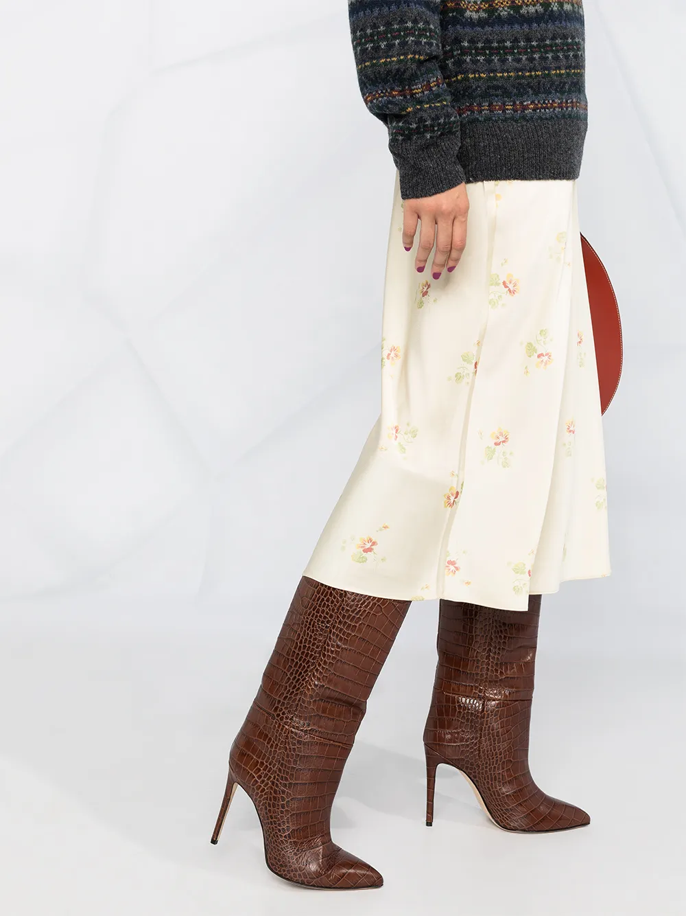 Polo Ralph Lauren Rok met bloemenprint Beige