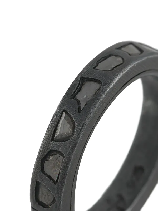 Parts Of Four ダイヤモンド リング | ブラック | FARFETCH JP