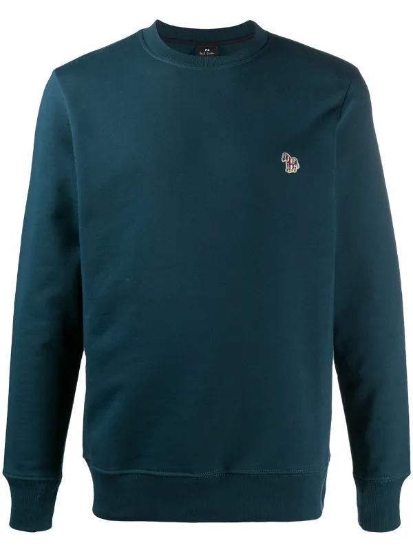 embroidered crewneck sweatshirt