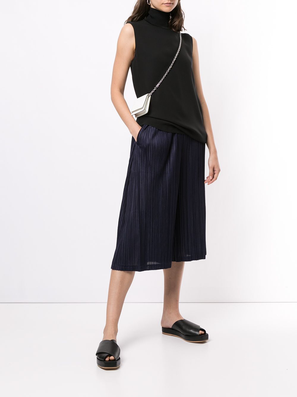 фото Pleats please issey miyake плиссированные кюлоты