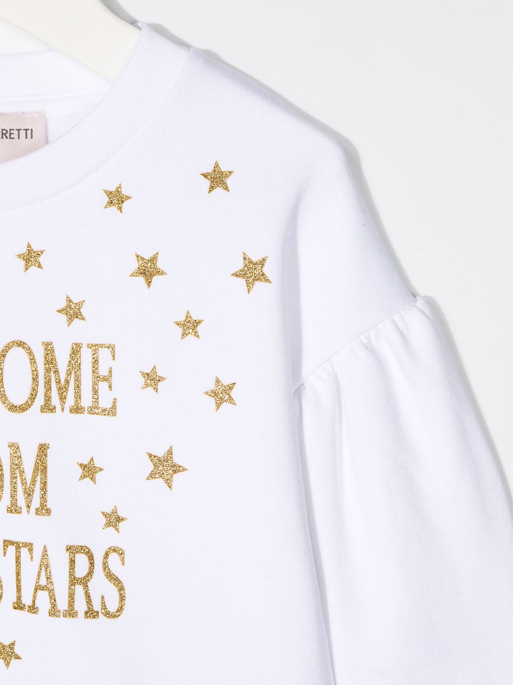 фото Alberta ferretti kids star-print crew neck jumper