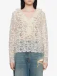 Gucci ruffled floral lace blouse