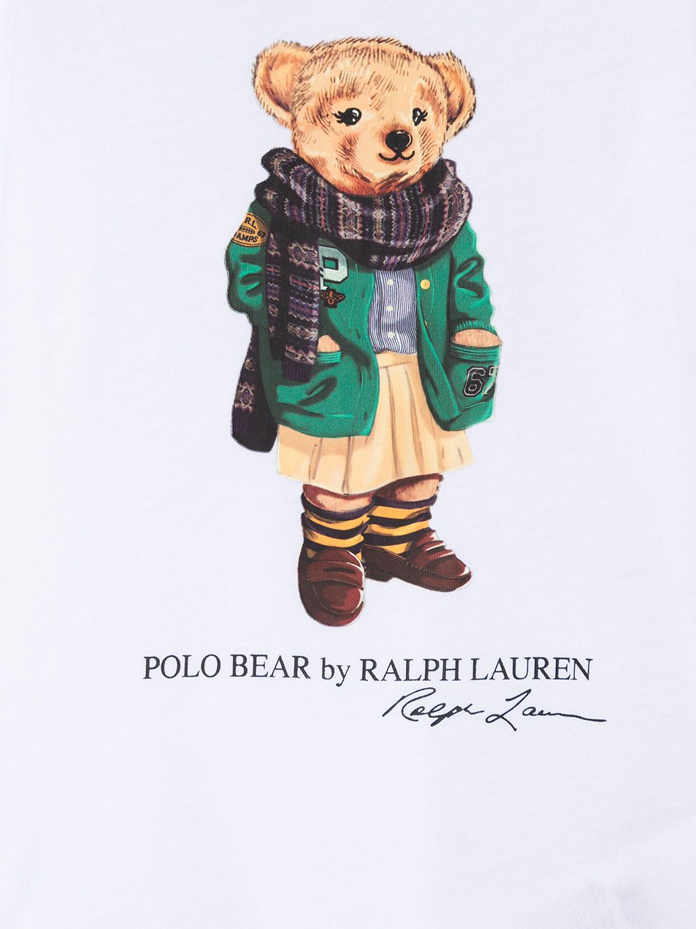 фото Ralph lauren kids топ с принтом