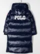Image 2 of Ralph Lauren Kids long hooded down jacket