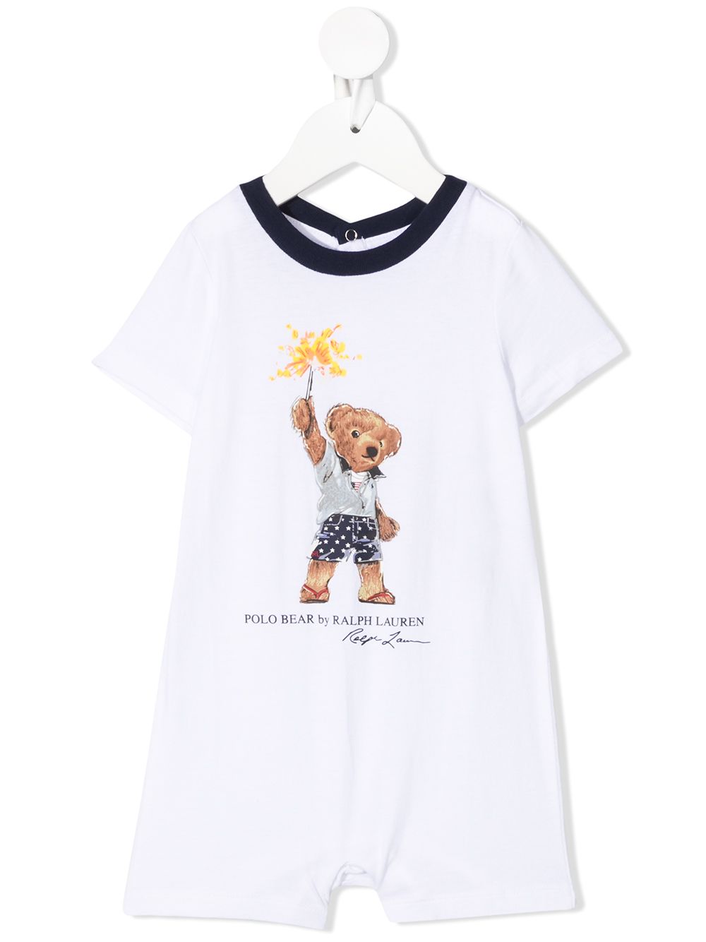 фото Ralph lauren kids короткий комбинезон с принтом