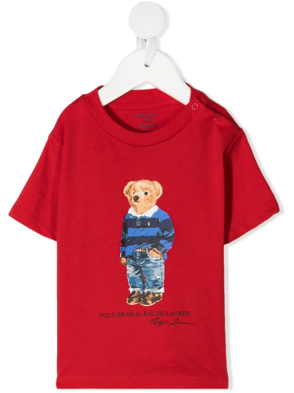 фото Ralph lauren kids футболка с принтом