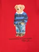 Ralph Lauren Kids short-sleeved teddy print T-shirt