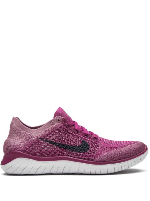 Nike Free RN Flyknit 2018 "Raspberry Red White Teal Tint" sneakers WOMEN