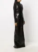 Ann Demeulemeester sleeveless maxi leather coat