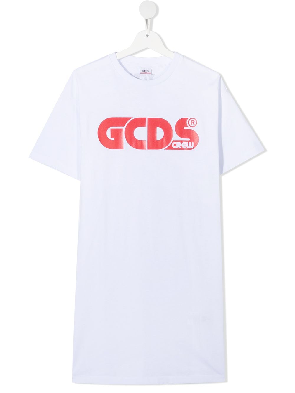 фото Gcds kids teen logo print t-shirt dress