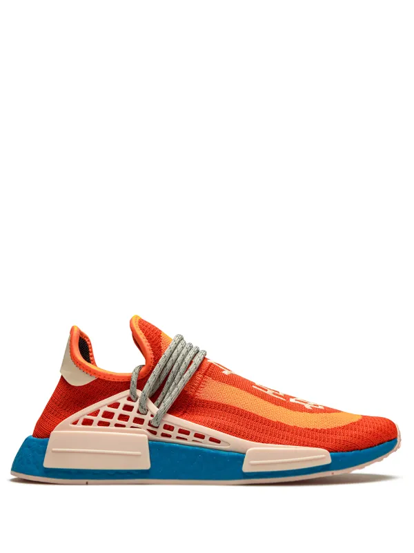 Shop orange \u0026 blue adidas by Pharrell 