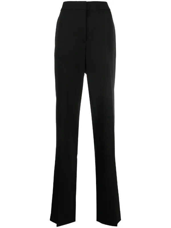 high waisted tailored trousers