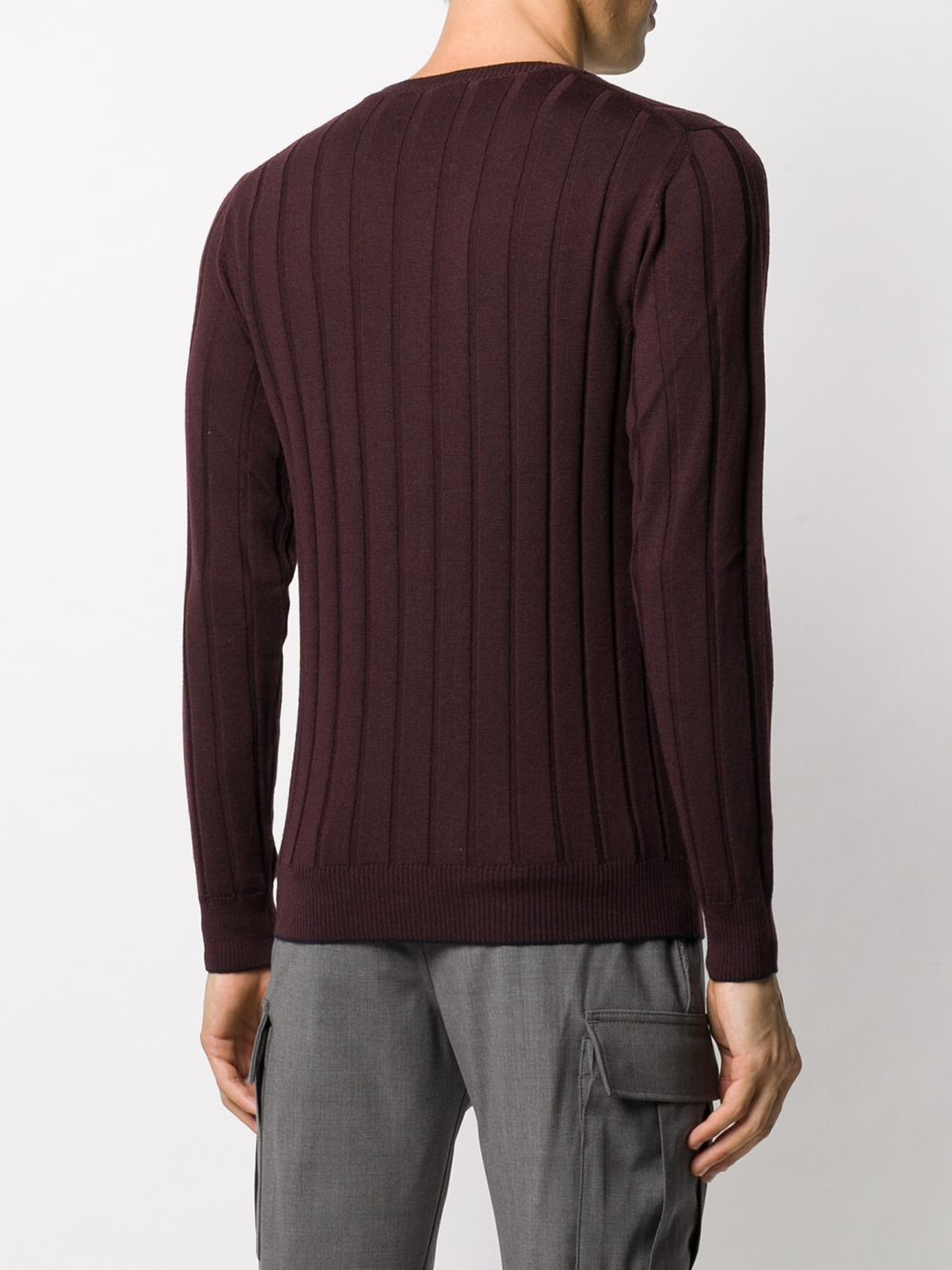 фото Eleventy fine-knit ribbed wool jumper