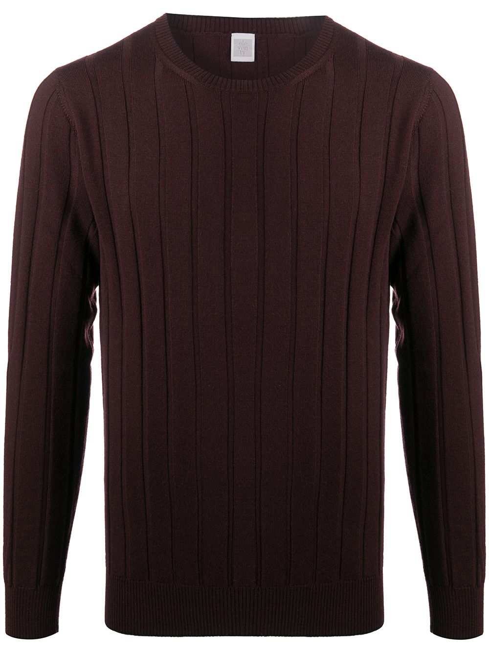 фото Eleventy fine-knit ribbed wool jumper