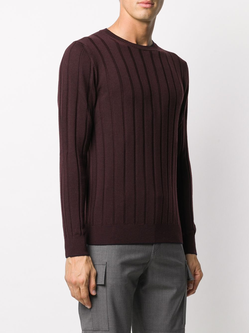 фото Eleventy fine-knit ribbed wool jumper