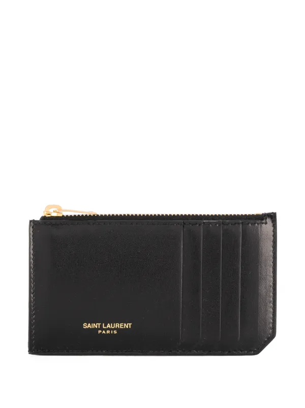 ysl card holder farfetch