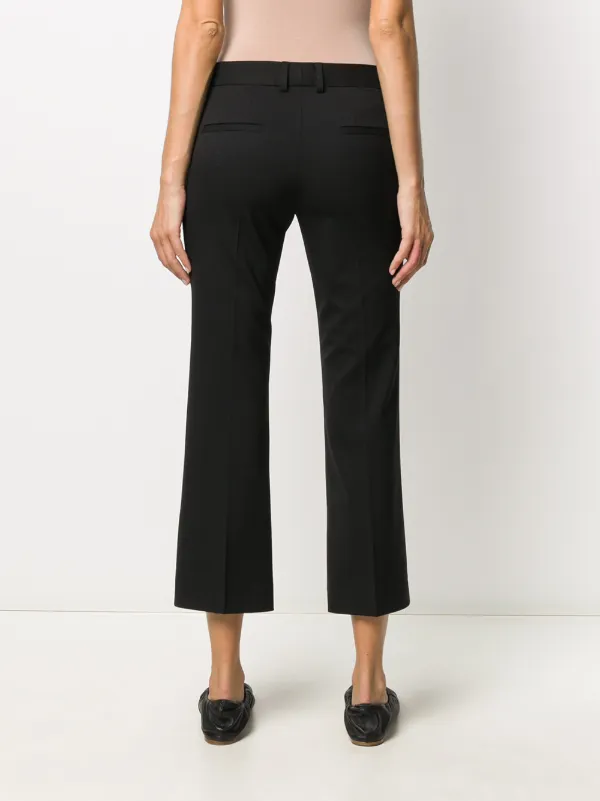 パンツ Alberto Biani Trousers Alberto Biani Cropped Tailored Trousers | Black | FARFETCH