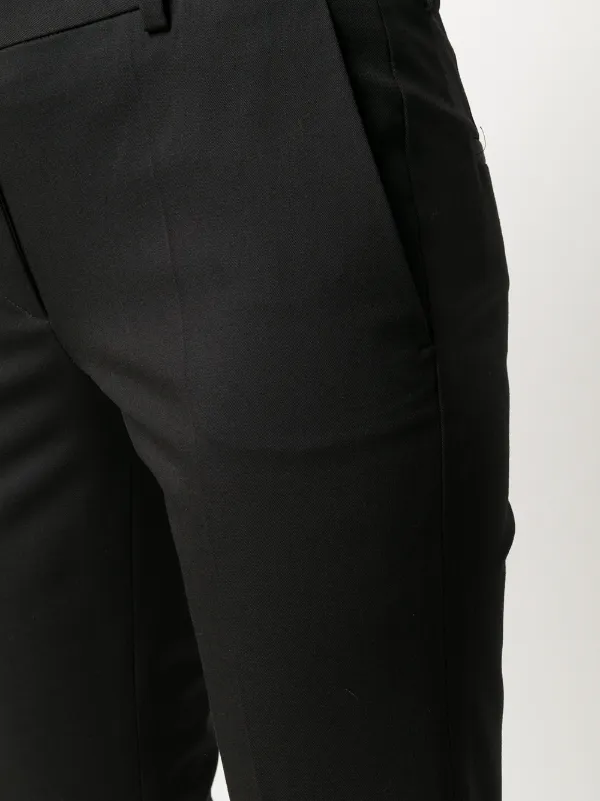 Alberto Biani Cropped Tailored Trousers | Black | FARFETCH