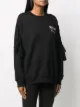 Moschino logo-embroidered laced-sleeve sweatshirt