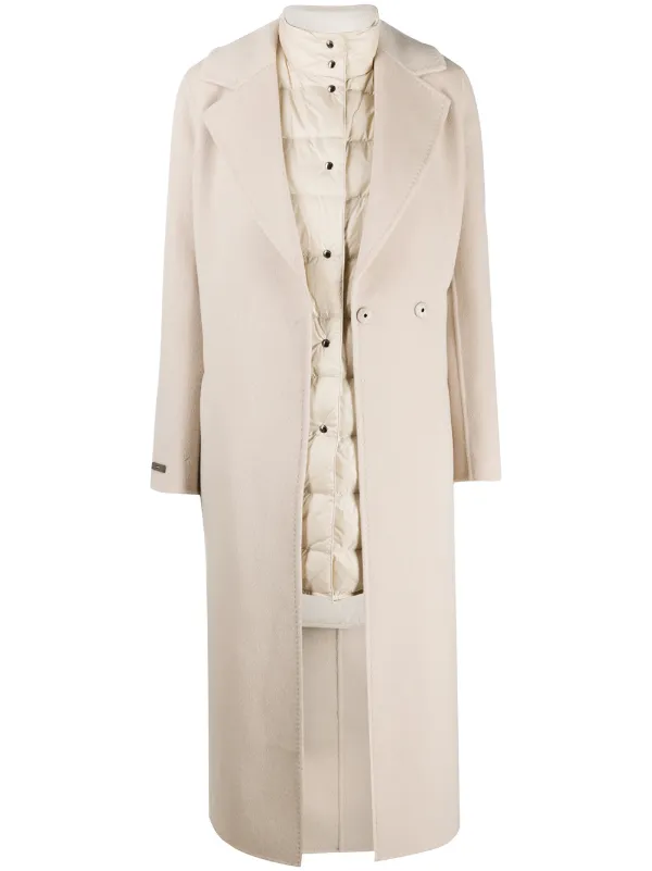 long belted wrap coat