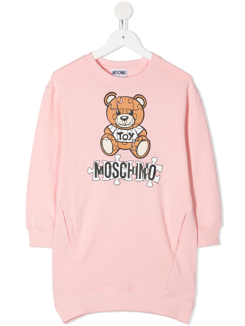 фото Moschino kids платье с логотипом