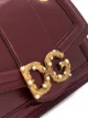 Dolce & Gabbana pearl-embellished logo-plaque shoulder bag