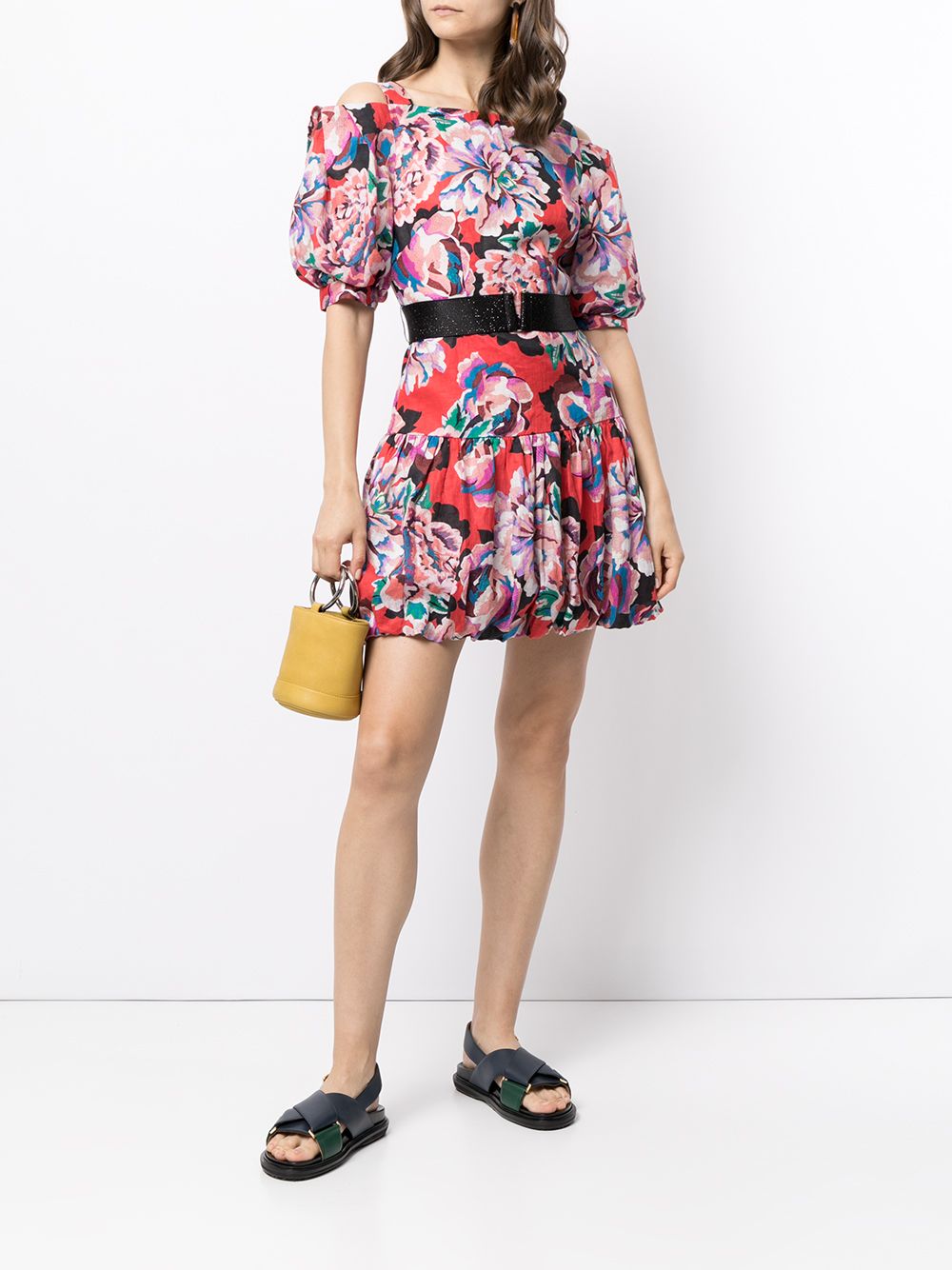 фото Ginger & smart платье flourish с цветочным принтом